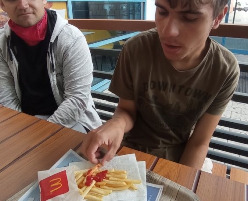 Vyšli jsme si do Mc Donaldu