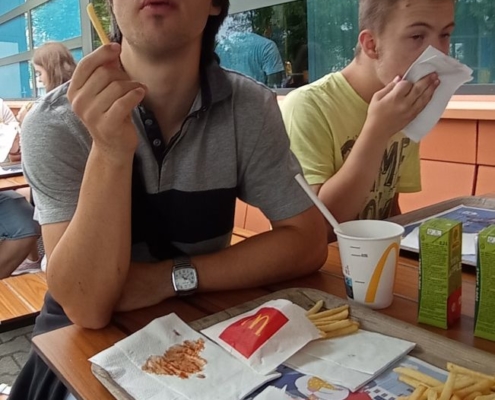 Vyšli jsme si do Mc Donaldu