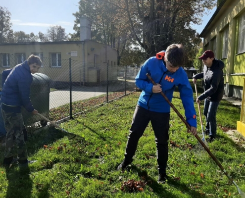 pracovní činnosti na podzim