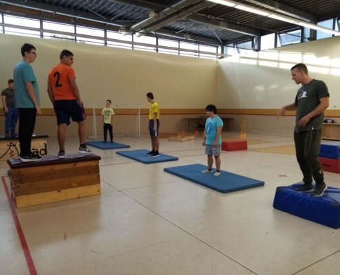 parkour a tělocvik venku i uvnitř