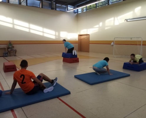 parkour a tělocvik venku i uvnitř