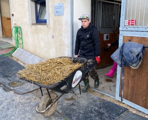 návštěva farmy u Modrého jednorožce