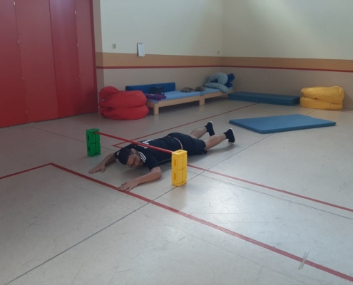Středeční tělocvik v Duhovém domě 