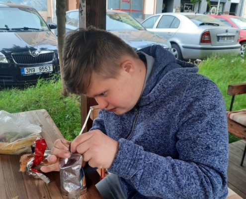návštěva Minikina kavárna