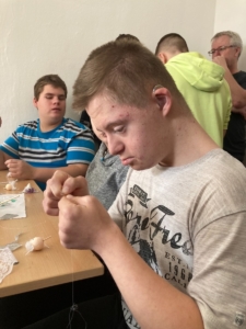 společné tvoření s žáky ZŠ Košaře