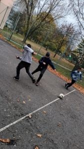 došli na hřiště a dali si fotbálek