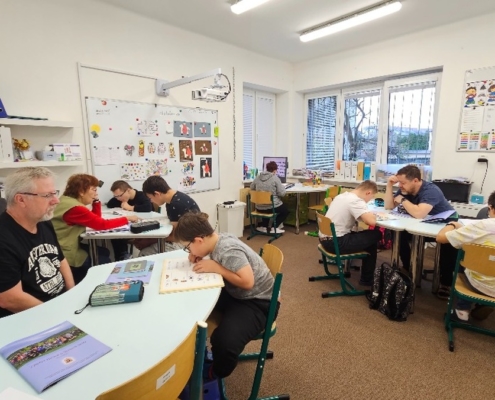 mix fotografií z různých tříd
