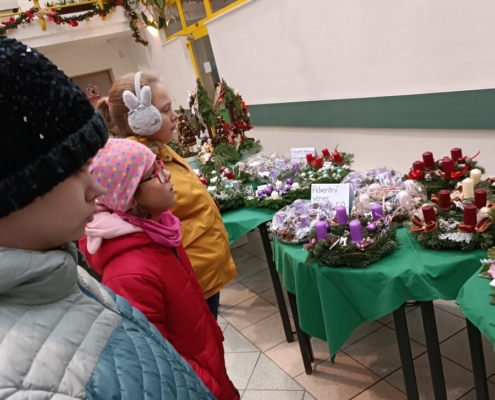 vánoční výstava studentů