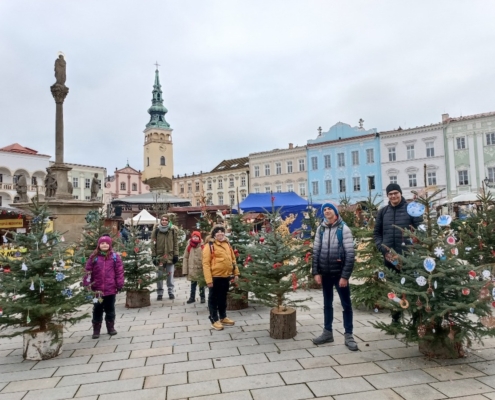 vlakem směr Nový Jičín