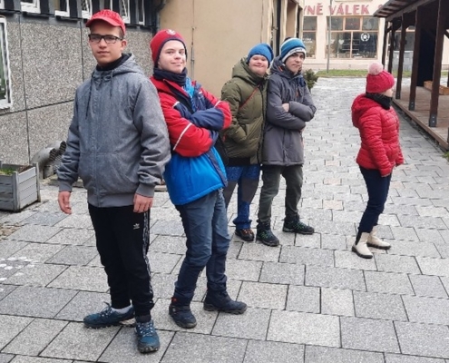 celá škola navštívila Minikino kavárna