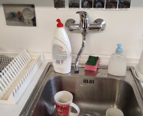 dovednost umývání nádobí