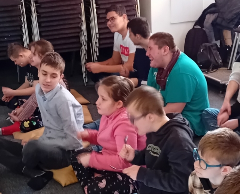 úžasný hudební workshop Janáčkovy filharmonie