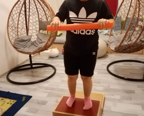 Několik fotografií z rehabilitačního cvičení