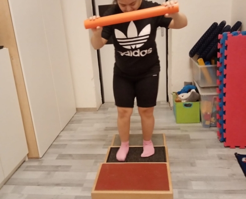 Několik fotografií z rehabilitačního cvičení