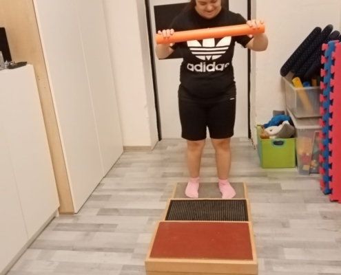 Několik fotografií z rehabilitačního cvičení
