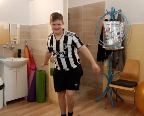 Několik fotografií z rehabilitačního cvičení