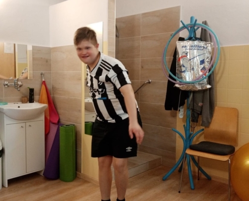 Několik fotografií z rehabilitačního cvičení