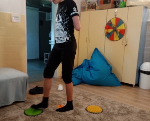 Několik fotografií z rehabilitačního cvičení