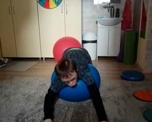 Několik fotografií z rehabilitačního cvičení