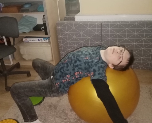Několik fotografií z rehabilitačního cvičení