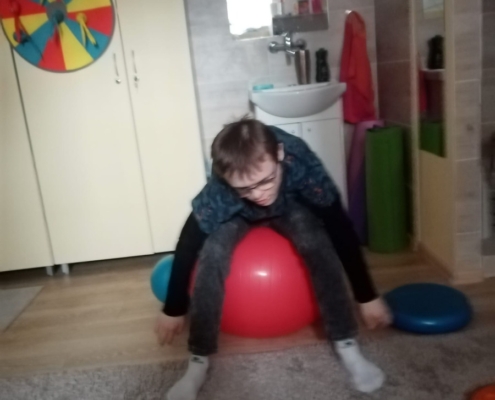 Několik fotografií z rehabilitačního cvičení