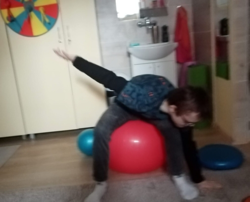 Několik fotografií z rehabilitačního cvičení