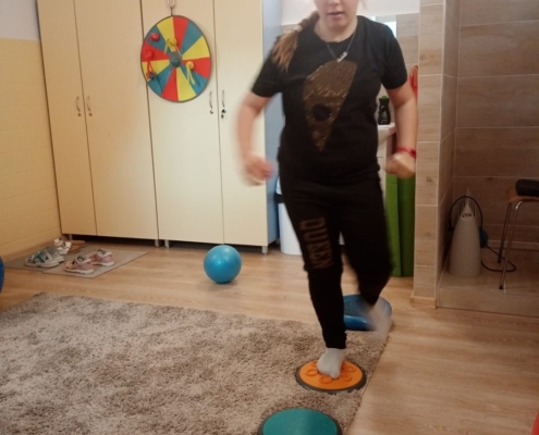 Několik fotografií z rehabilitačního cvičení
