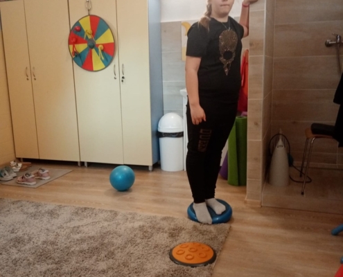 Několik fotografií z rehabilitačního cvičení