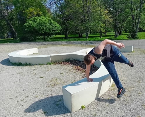Dnes proběhl na Železárenské Šneček pro děti.