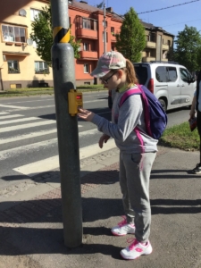 Dnes jsme navštívili dopravní hřiště na ulici Orebitská