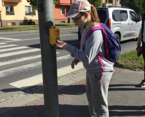 Dnes jsme navštívili dopravní hřiště na ulici Orebitská