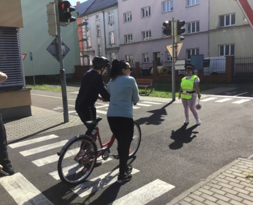 Dnes jsme navštívili dopravní hřiště na ulici Orebitská