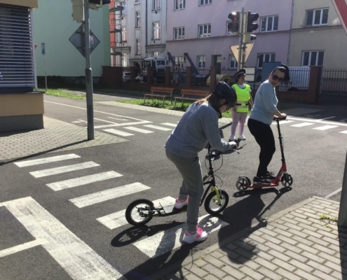 Dnes jsme navštívili dopravní hřiště na ulici Orebitská