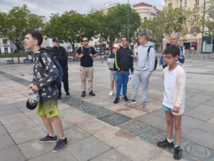 Dnes jsme v rámci výuky navštívili centrum Ostravy