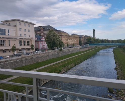 Dnes jsme v rámci výuky navštívili centrum Ostravy