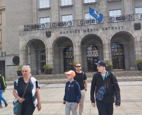 Dnes jsme v rámci výuky navštívili centrum Ostravy