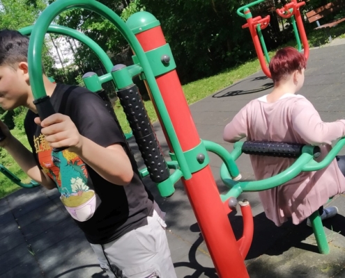 park, kde si může zacvičit opravdu každý