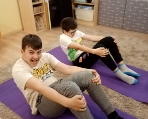 Několik fotografií z TV s Blankou