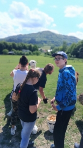 dnes jsme navštívili farmu v Kozlovicích