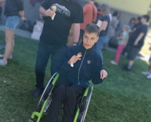 Dnes na zahradě školy proběhl Den zvířat