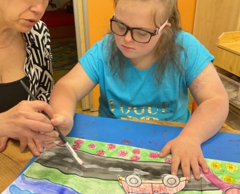 Výtvarná výchova a pracovní činnosti ve třídě B