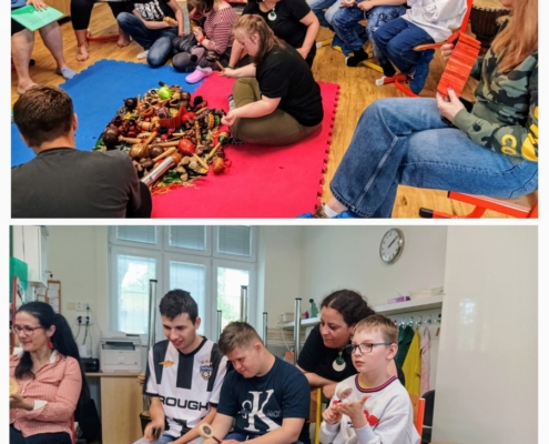 Navštívila nás paní Muzikoterapeutka až z Čeladné