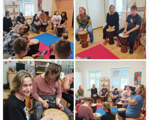 Navštívila nás paní Muzikoterapeutka až z Čeladné