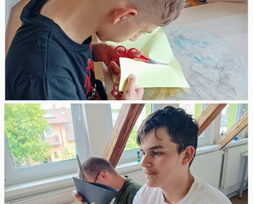 Dnes jsme si vyrobili veselé záložky do knihy