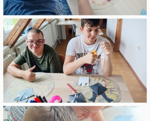 Dnes jsme si vyrobili veselé záložky do knihy