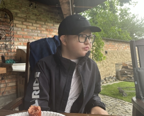 Dnes jsme se třídou E navštívili farmu v Kozlovicích