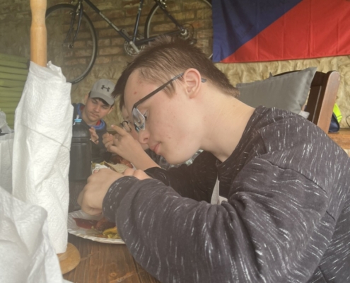 Dnes jsme se třídou E navštívili farmu v Kozlovicích