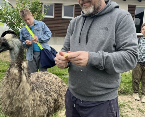 Dnes jsme se třídou E navštívili farmu v Kozlovicích