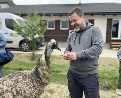 Dnes jsme se třídou E navštívili farmu v Kozlovicích