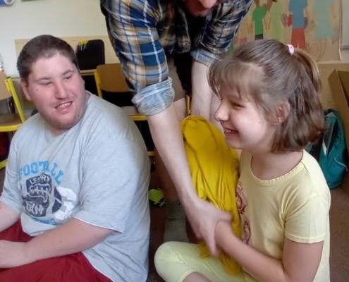 Včera navštívil třídu C pan Barvička